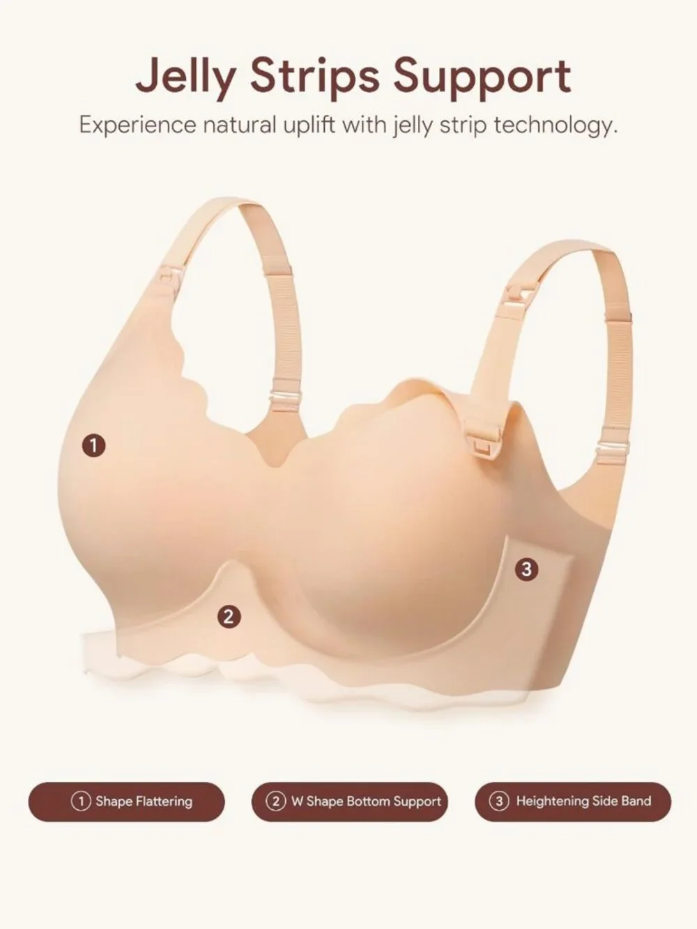 Seamless Nursing Bras for Breastfeeding - 3 Pack Maternity Comfort & Support